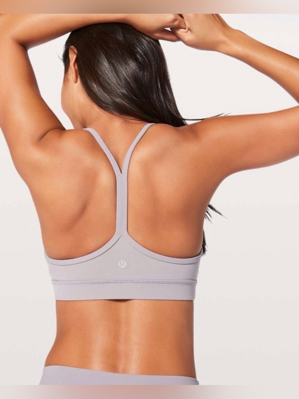 NEW Lululemon Flow Y Bra Nulu Light Purple Dusty Dawn Size 8